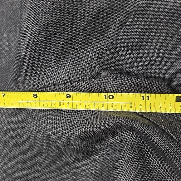 Eileen Fisher Black Linen Slim Ankle Pant, Side Zip, New, Size Medium - Picture 12 of 13